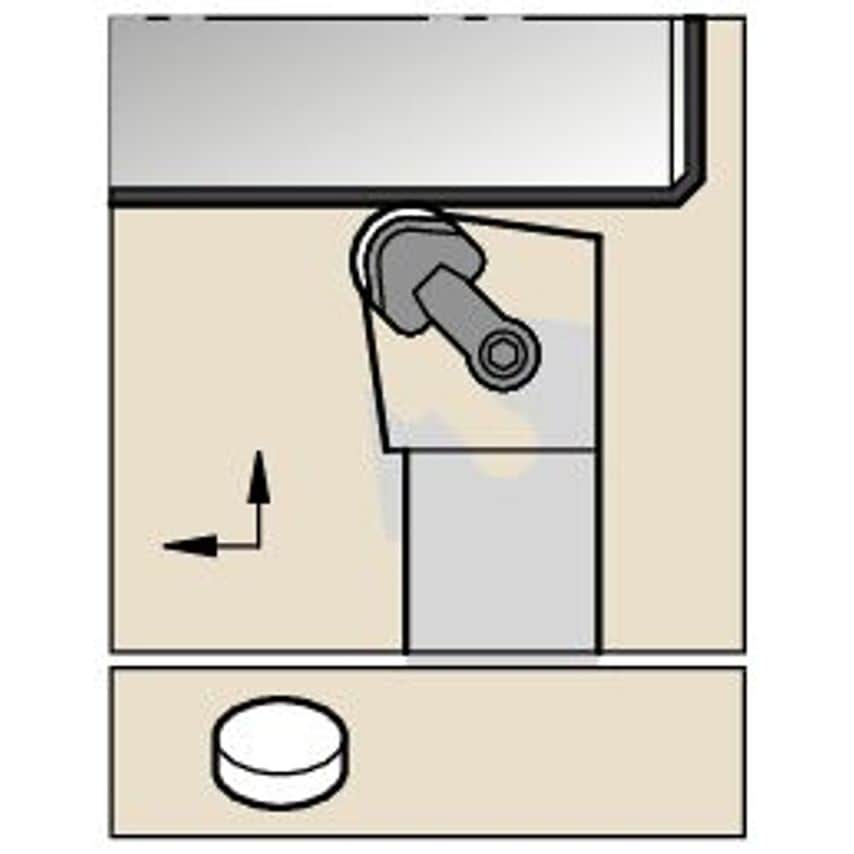 CRGNRP163D C Clamping Holder W1.00 L6.00