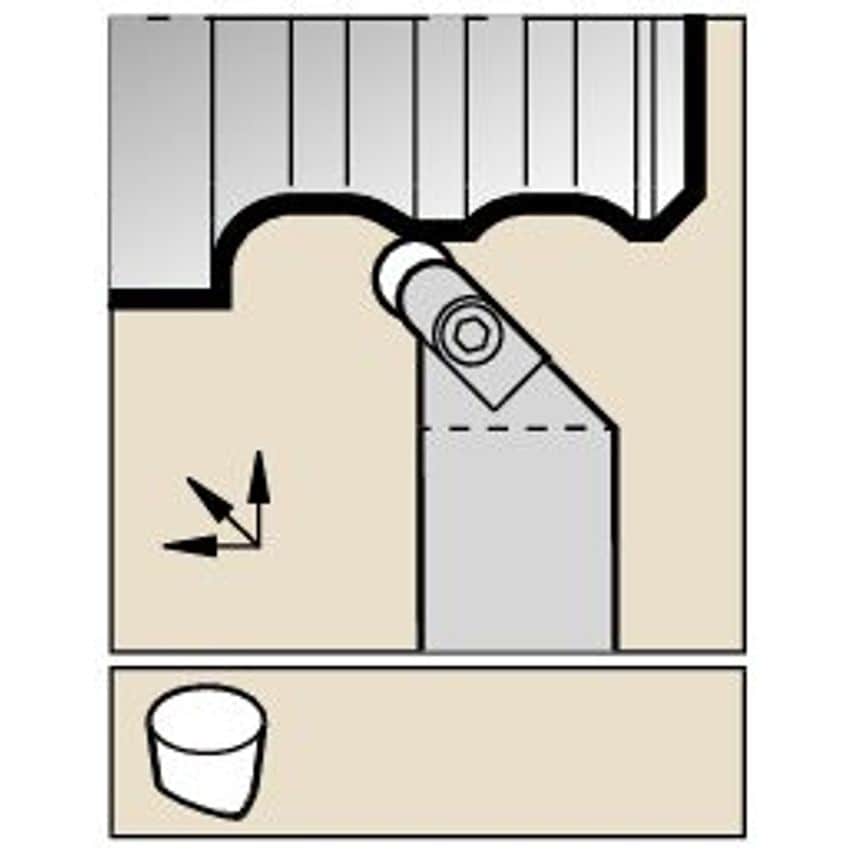CRGPR204DV C Clamping Holder W1.25 L6.00