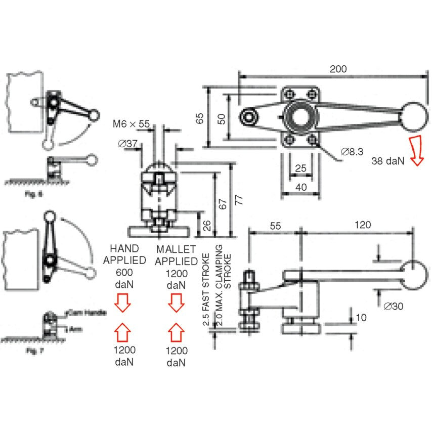 CS1200A Cam Clamp