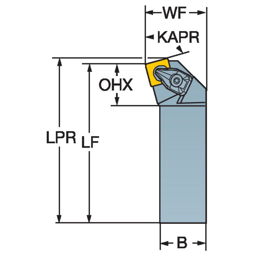 CSKPR 1212F 09 Tool Holder