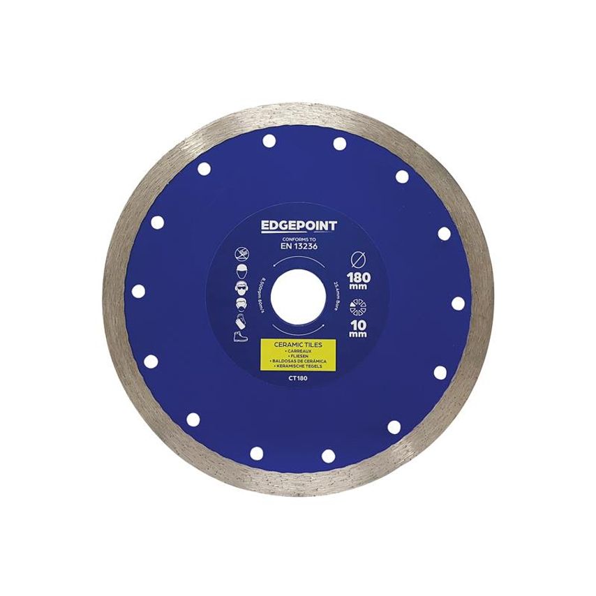 CT180 Tile Cutting Diamond Blade 180mm EDGDBCT180