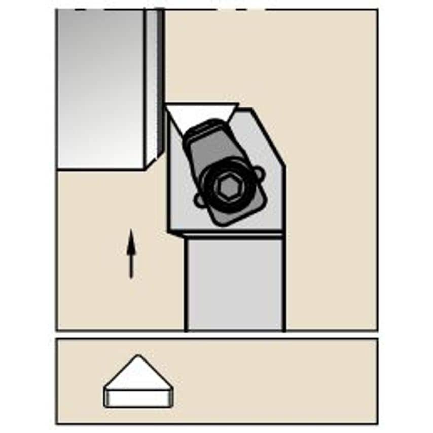 CTFNL2525M16-MN4 C Clamping Holder W25, 0MM L150