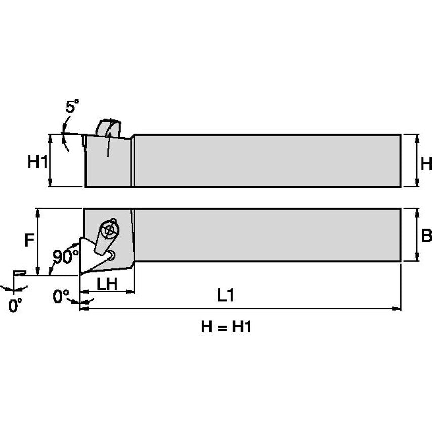 CTFPL164D C Clamping Holder W1.00 L6.00