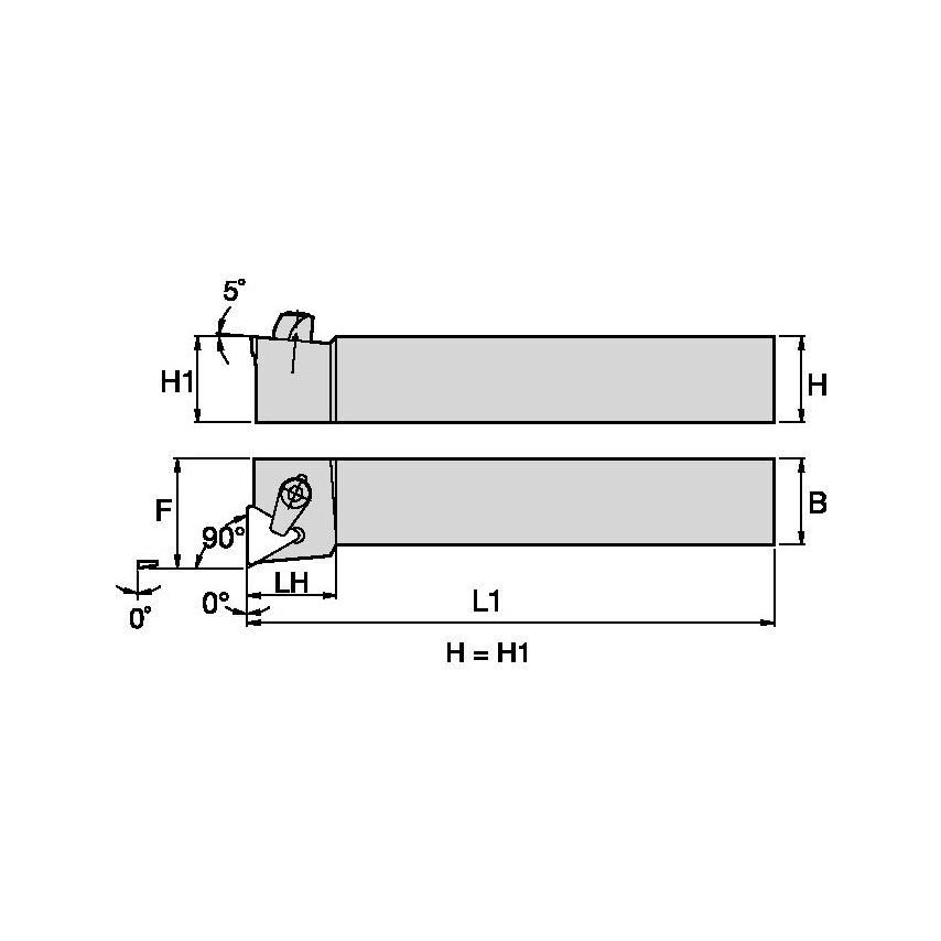 CTFPR163D C Clamping Holder W1.00 L6.00
