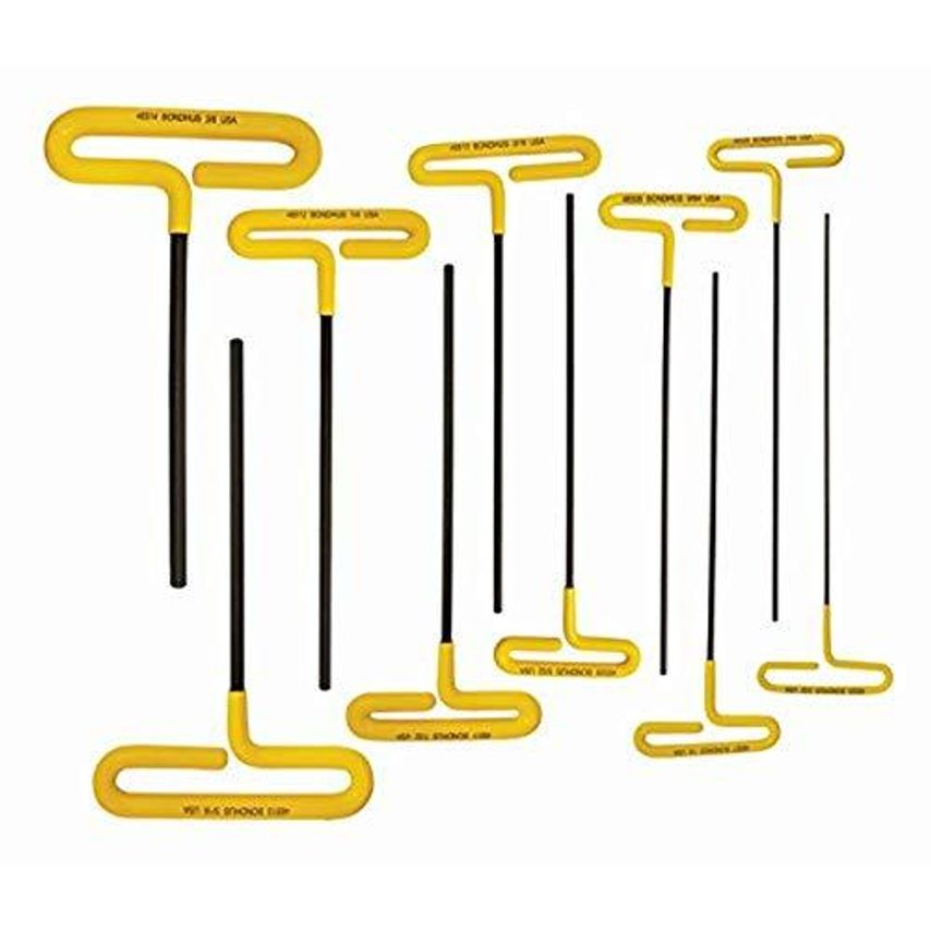 CTHX10-9 9" Cushion Grip T-Handle Set 3/32"-3/8", 46538