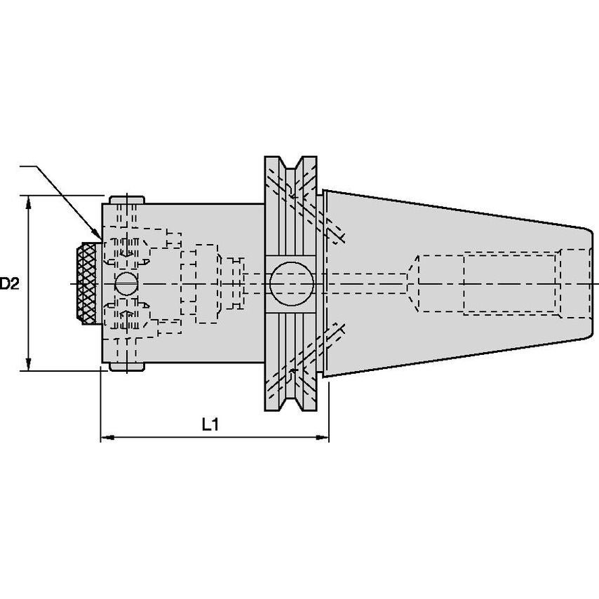 CV50BHSK63236 V Flange Tooling-toolholder AD