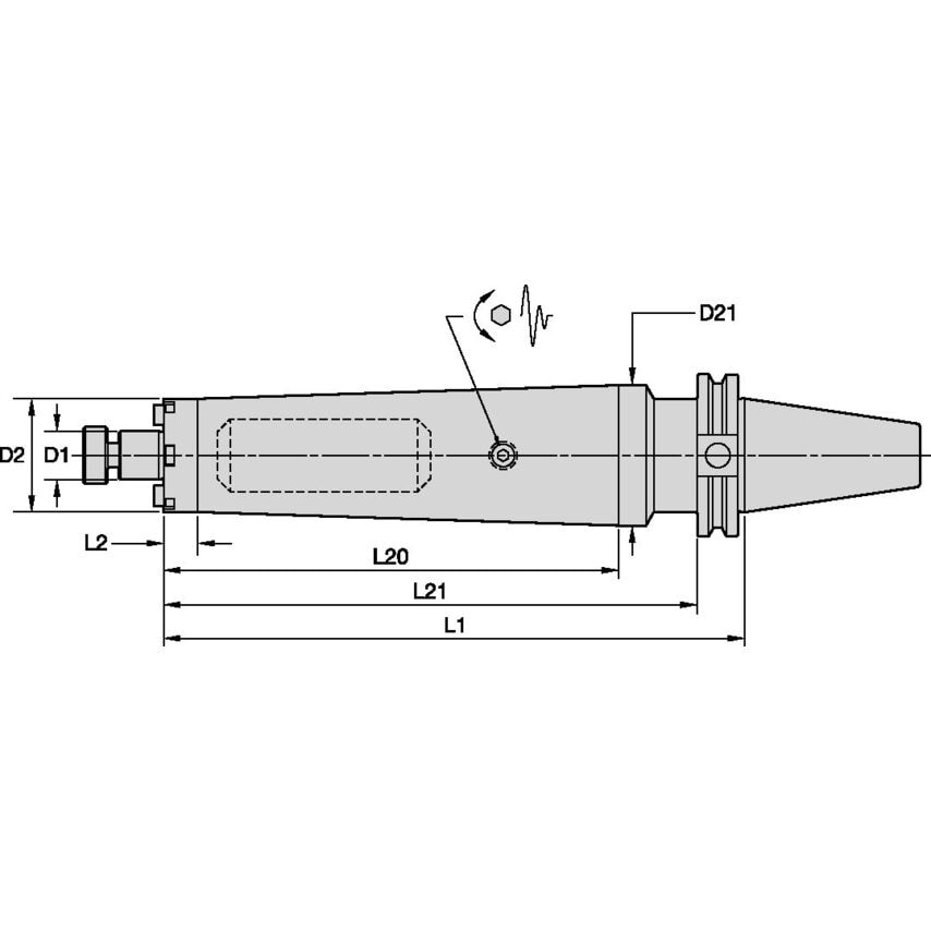 CV50BTDSMC1251300 1 1/4 Tunable SMA X13 CV50
