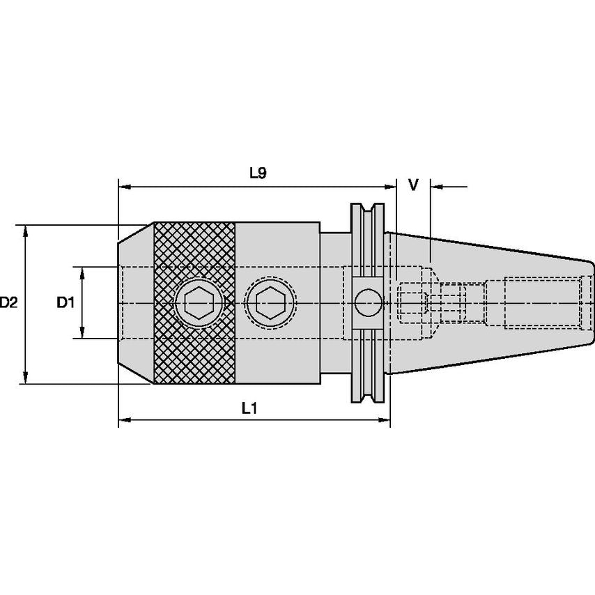 CV50EM031450 5/16 End Mill Adapter