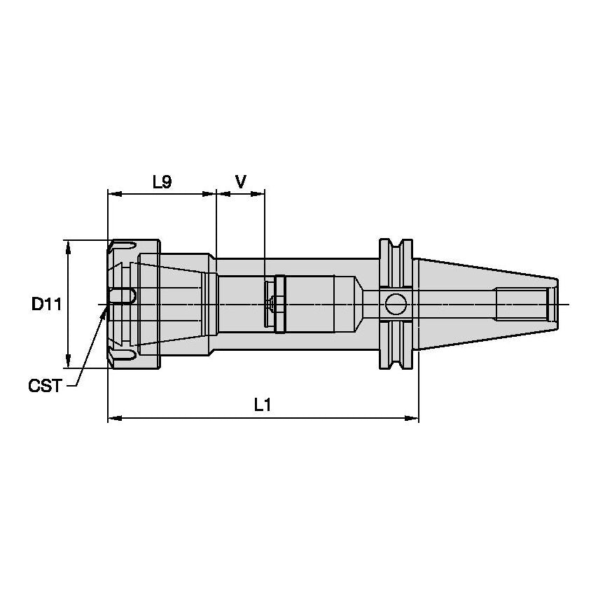 CV50ER16600 16EARLY Receive Collet Chuck - CV50