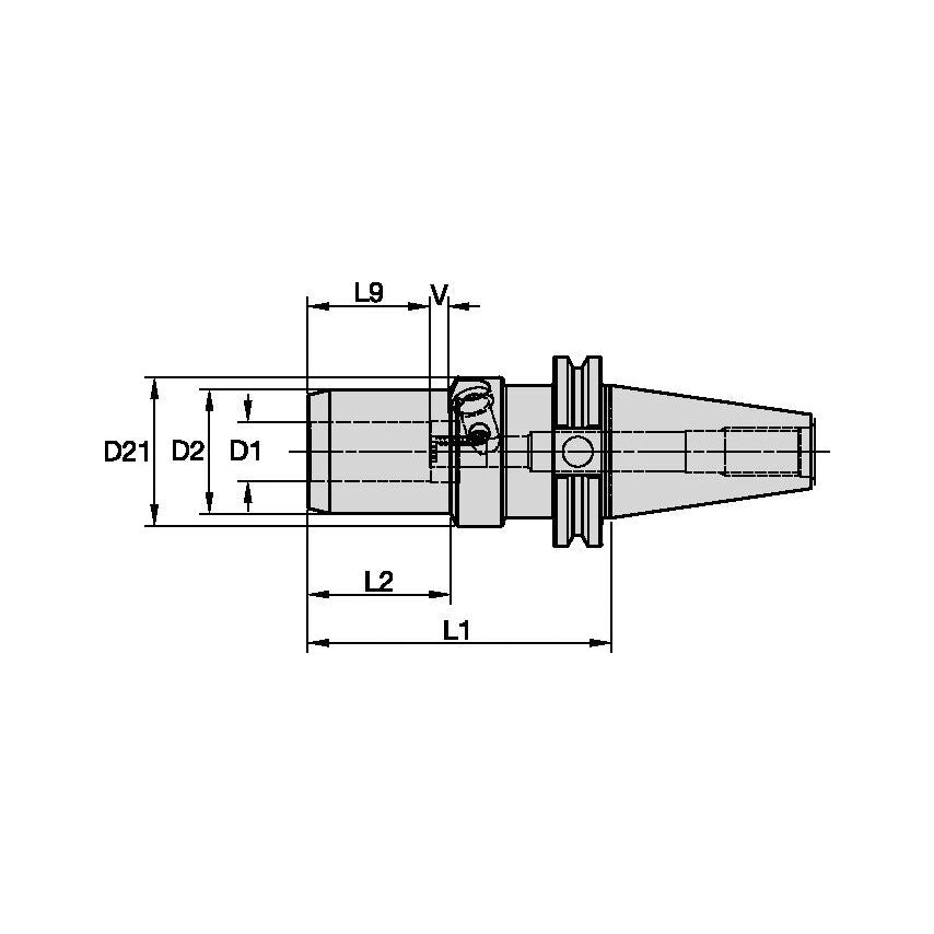 CV50HC16M400 CV50B Hydraulic Chuck HP 16 X