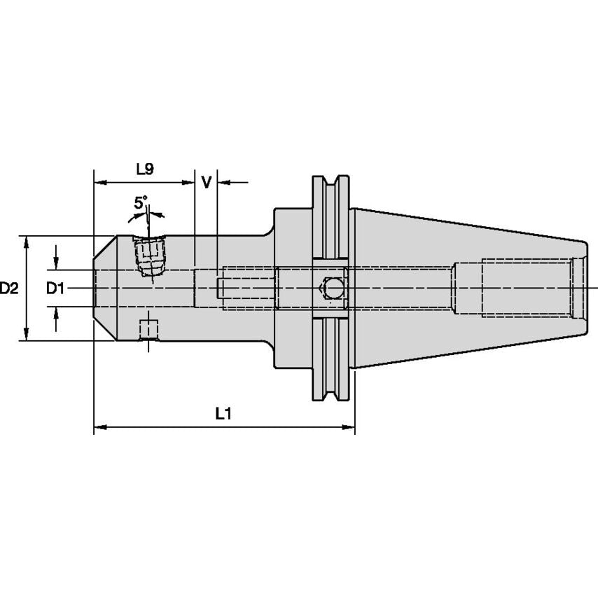CV50WNA250535 2 1/2 NAS Whistle Notch Adapter - CV5