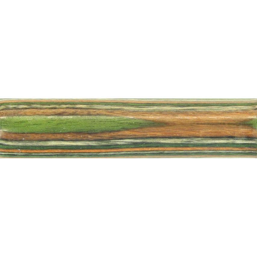 CW10 Wooden Pen Blank Green & Yellow