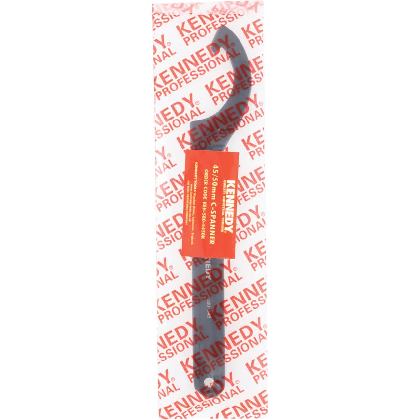 C Spanner, Chrome Vanadium Steel, 205mm Length, 45-50mm Jaw Capacity