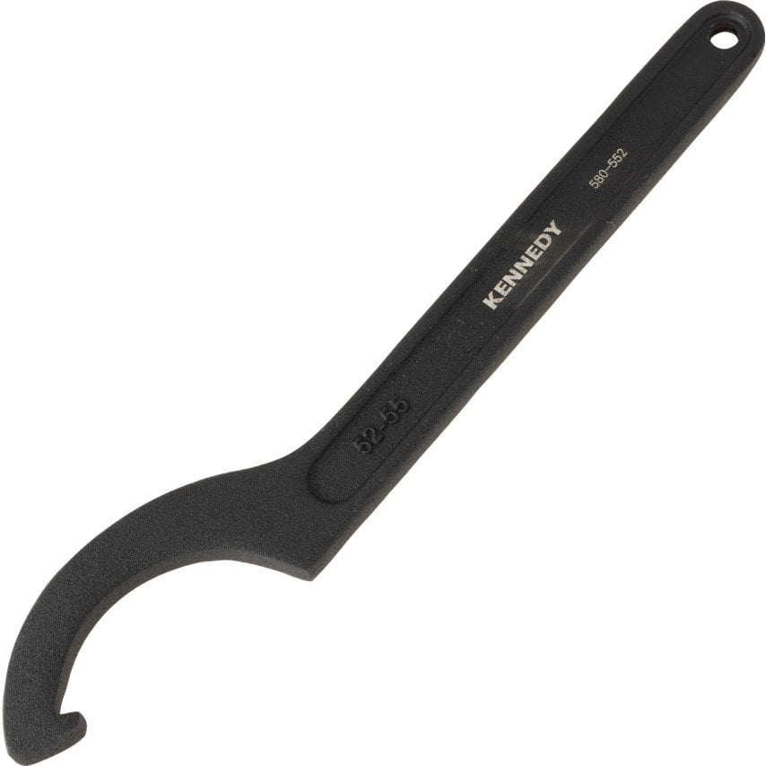 C Spanner, Chrome Vanadium Steel, 205mm Length, 52-55mm Jaw Capacity