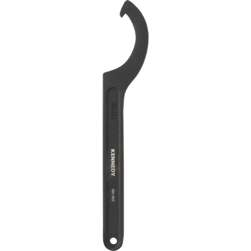 C Spanner, Chrome Vanadium Steel, 205mm Length, 52-55mm Jaw Capacity