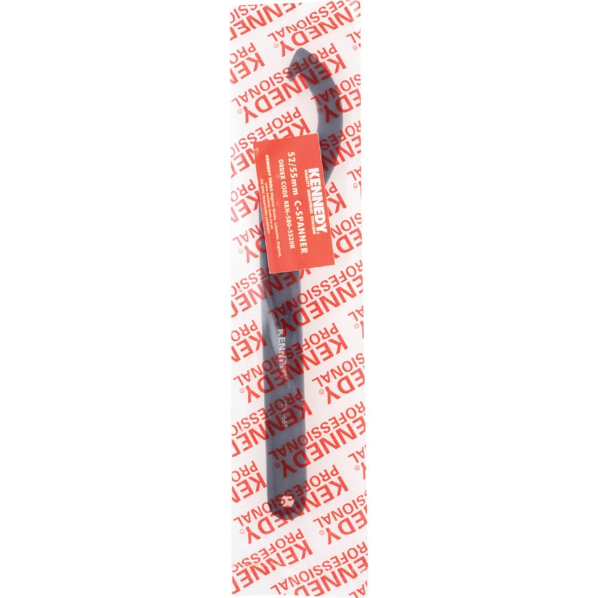 C Spanner, Chrome Vanadium Steel, 205mm Length, 52-55mm Jaw Capacity