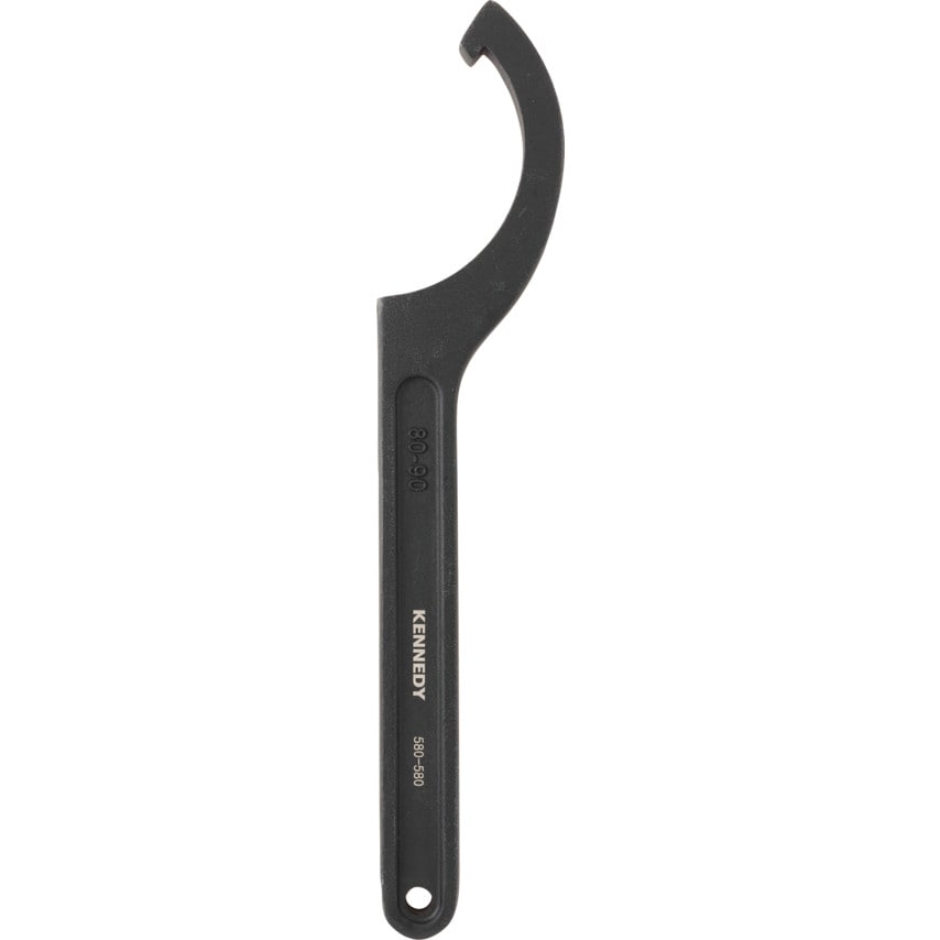 C Spanner, Chrome Vanadium Steel, 280mm Length, 80-90mm Jaw Capacity