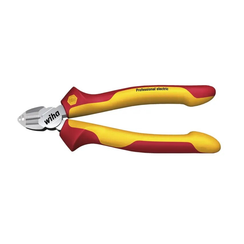 Cable Cutter VDE Diagonal Insulated 160mm Chrome Plated - 27431