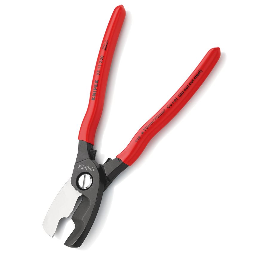 Cable Shears Twin Cutting Edge PVC Grip 200mm (8in)