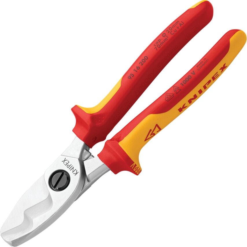 Cable Shears VDE-tested Insulated Multi-component Grip 200mm