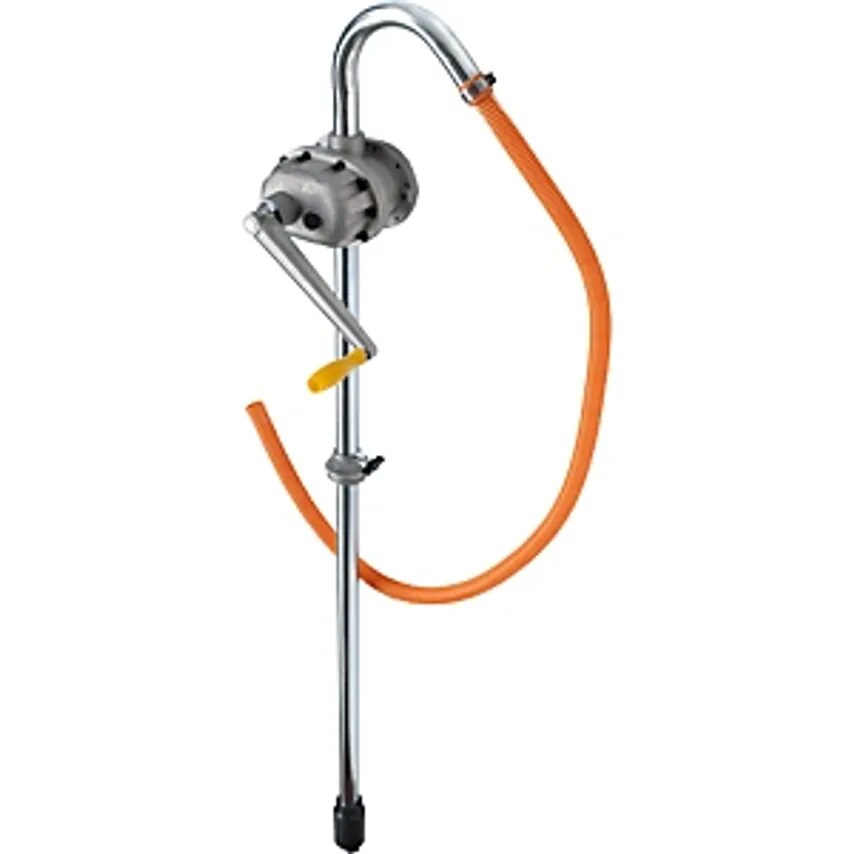 Canister/drum Crank Pump, Rapid Pumping of Mineral Oils, Discharge Hose