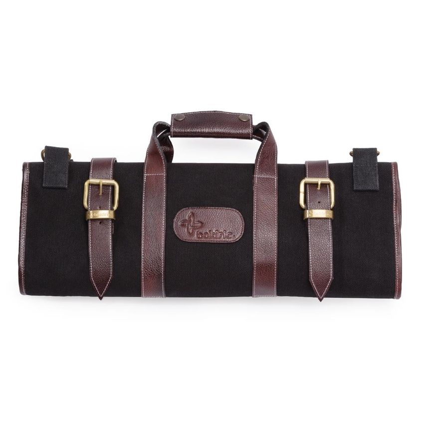 Canvas Knife Bag Black 17 Slots