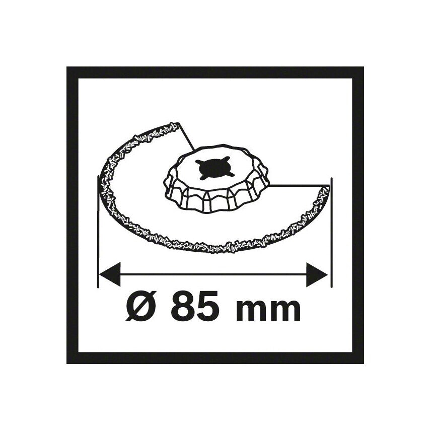 Carbide-RIFF Segment Saw Blade ACZ 85 RT3 (2 608 661 642)