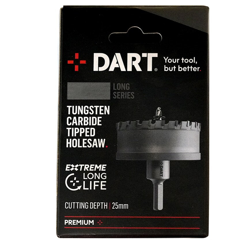 Carbide Tipped Holesaw Long Series 80x60mm