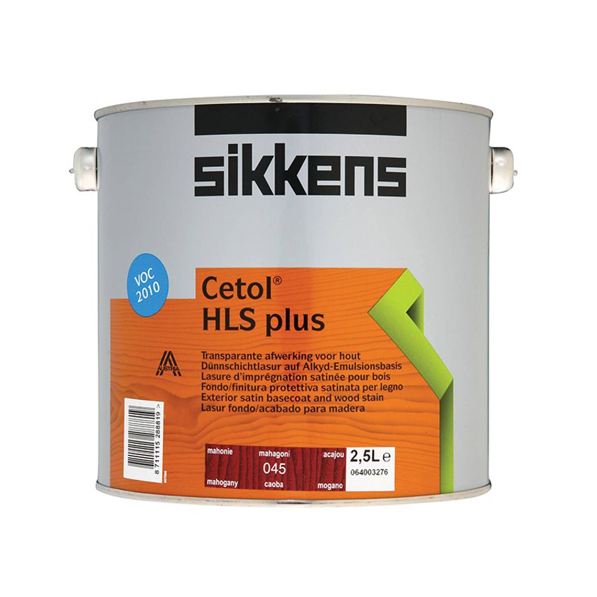 Cetol HLS Plus Translucent Woodstain Mahogany 2.5 litre SIKCHLSPM25