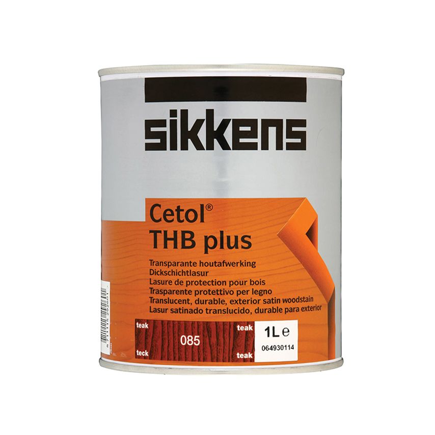 Cetol THB Plus Translucent Woodstain Teak 1 litre SIKCTHBPT1L