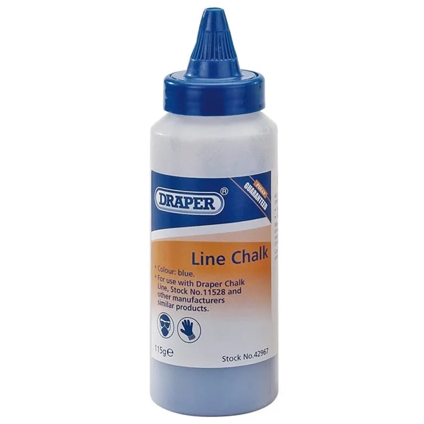 Chalk Line In Plastic Bottle Funnel 115G Blue