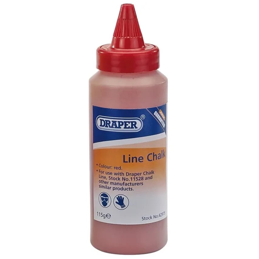 Chalk Line In Plastic Bottle Funnel 115G Red