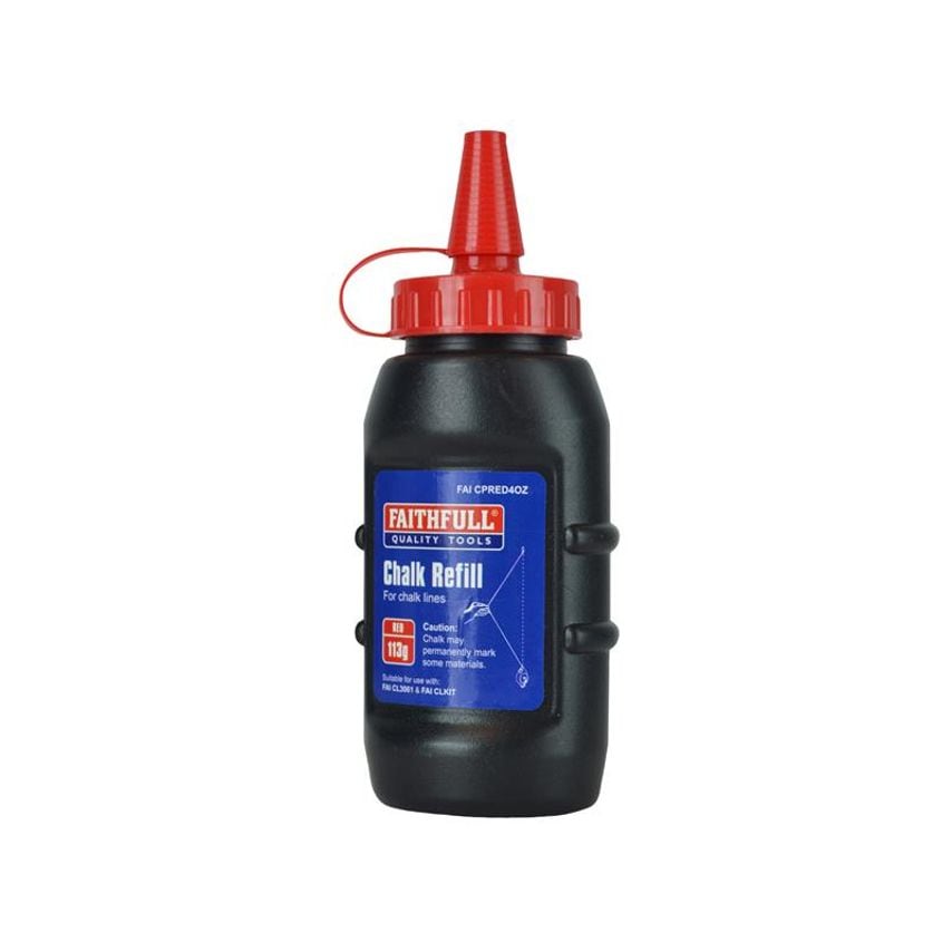 Chalk Powder Red 113g - CHALK POWDER RED 4OZ