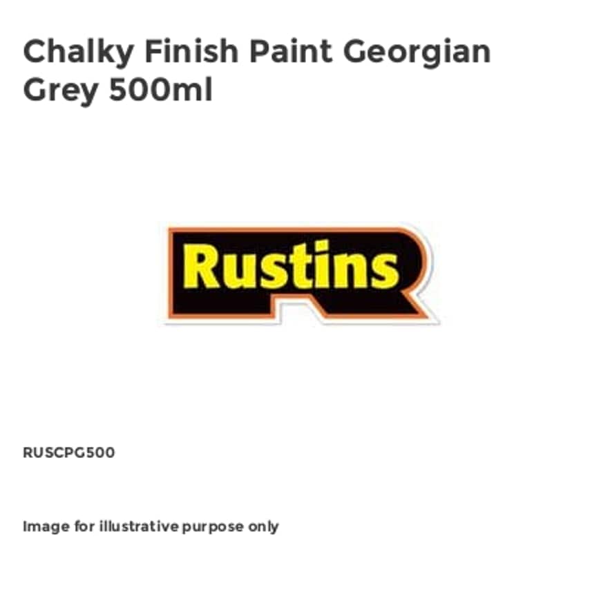 Chalky Finish Paint Georgian Grey 500ml
