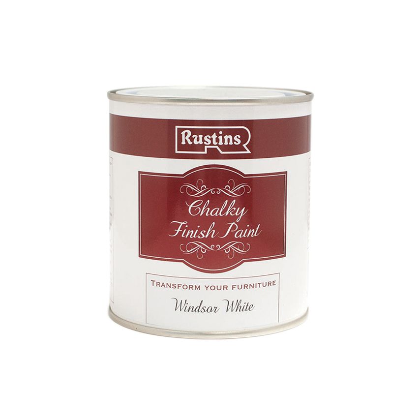 Chalky Finish Paint Windsor White 250ml RUSCPW250