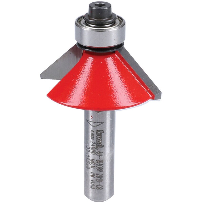 Chamfer Bit 6.35 mm Shank 33 X45 Diameter X Angle