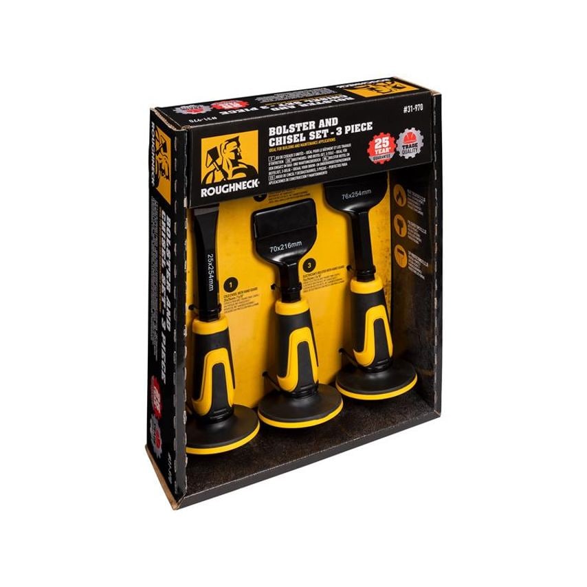 Chisel & Bolster Set, 3 Piece ROU31970