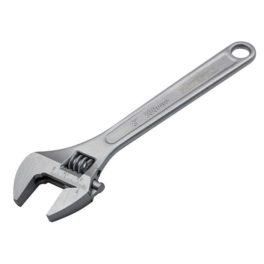 Chrome Adjustable Spanner 200mm (8in) FAIAS200MC