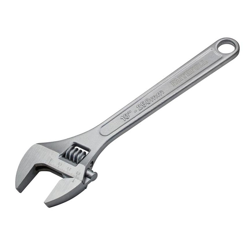 Chrome Adjustable Spanner 250mm (10in) FAIAS250MC