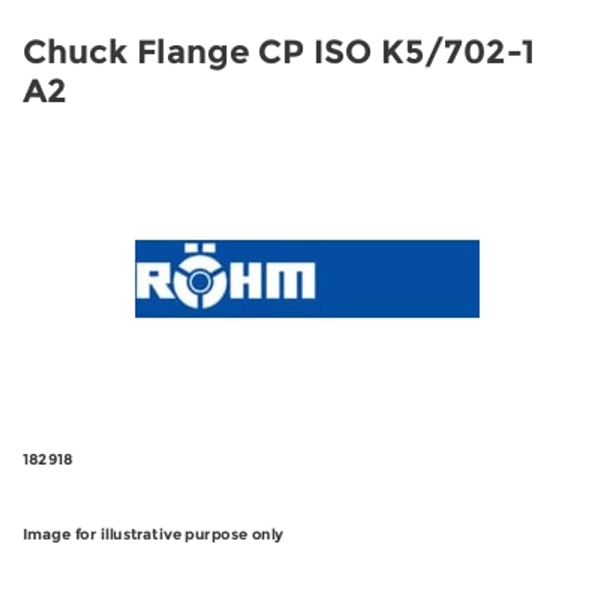 Chuck Flange CP ISO K5/702-1 A2
