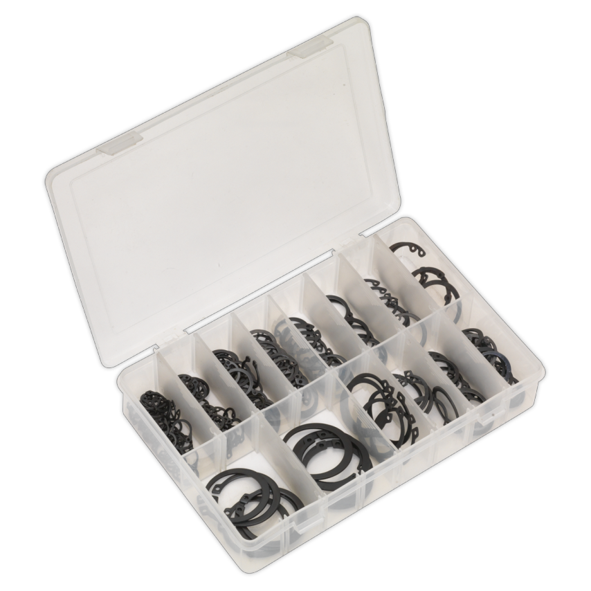 Circlip Assortment200 Piece Internal & External Metric