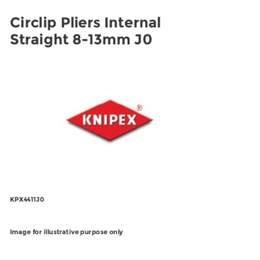 Circlip Pliers Internal Straight 8-13mm J0