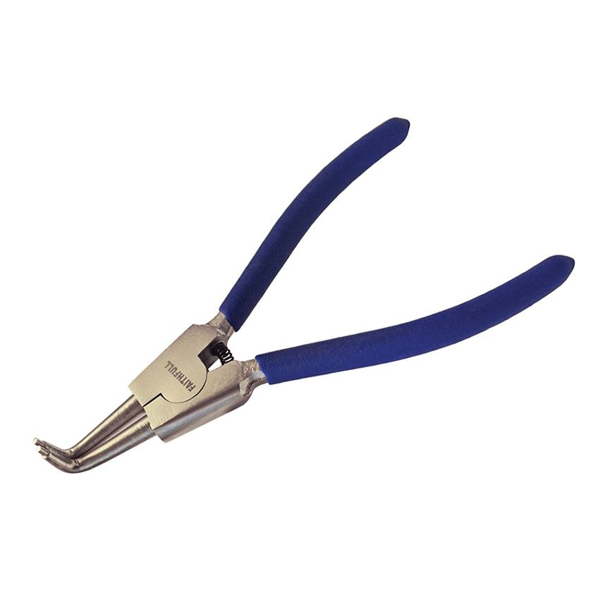 Circlip Pliers Outside Bent CRV 180mm (7in) FAIPLCIREXTB