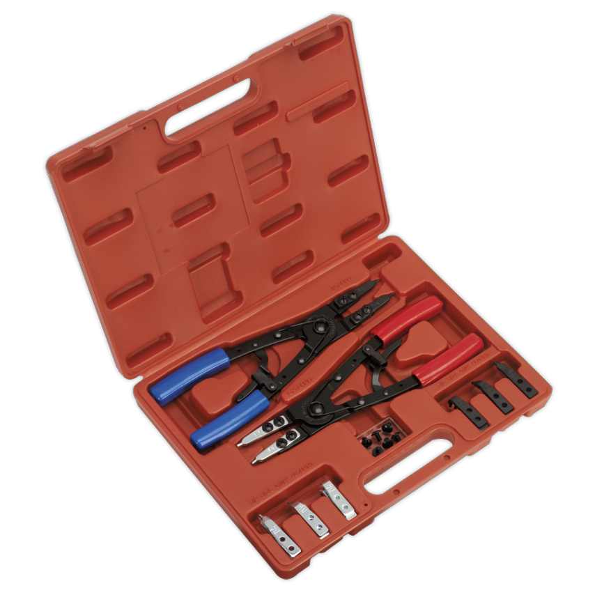 Circlip Pliers Set Internal/External 265mm Heavy Duty
