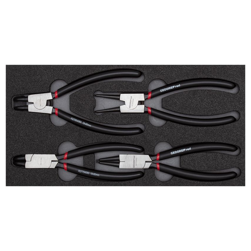 Circlip pliers set 2/6 CT-module 4pcs