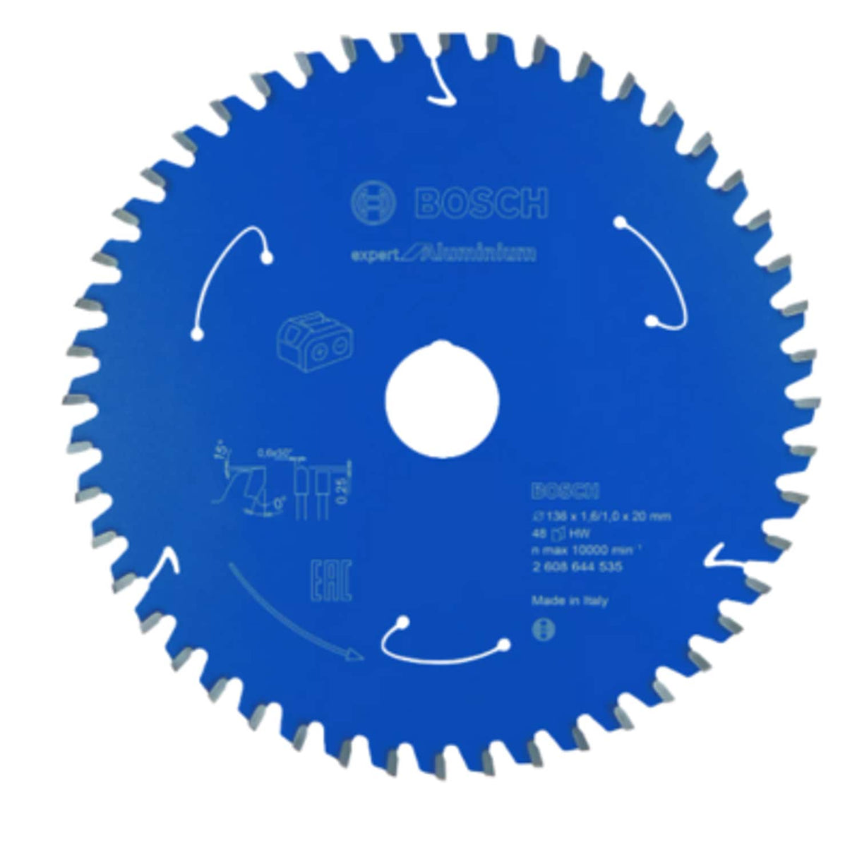 Circular Saw Blade CL Hh Aluminium 136 x 20 x 1.6/1.0 X T48