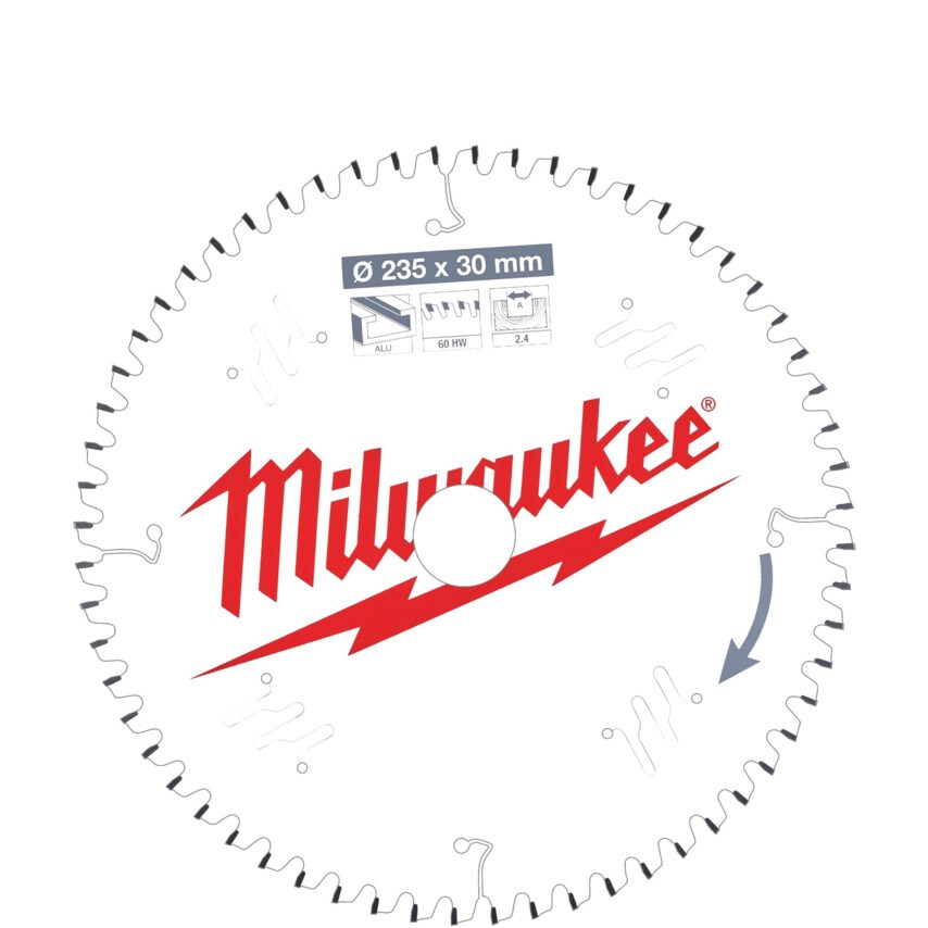 Circular Saw Blade (Csb) P Alu 235x30x2.4x60TF Neg