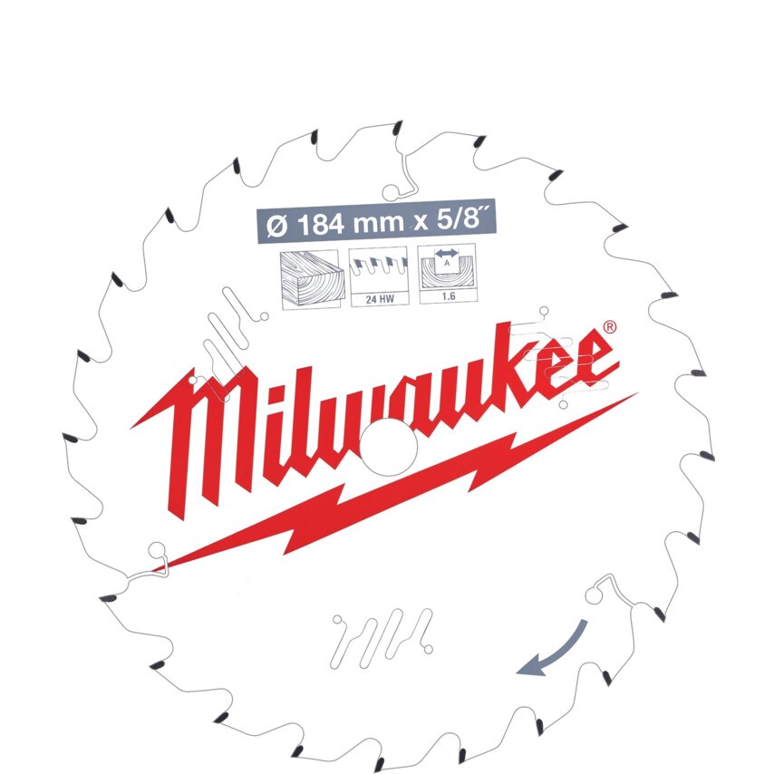 Circular Saw Blade (Csb) P W184x5/8x1.6x24ATB
