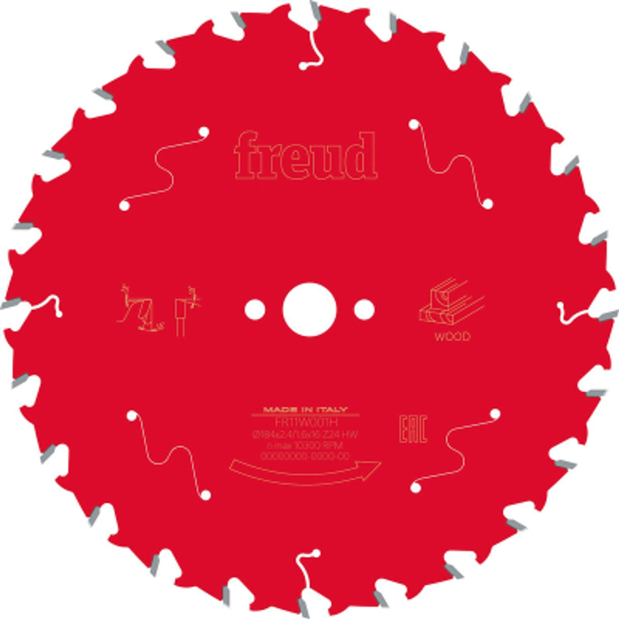 Circular Saw Blade Hh Wood 184 x 16 x 2.4/1.6 X T24