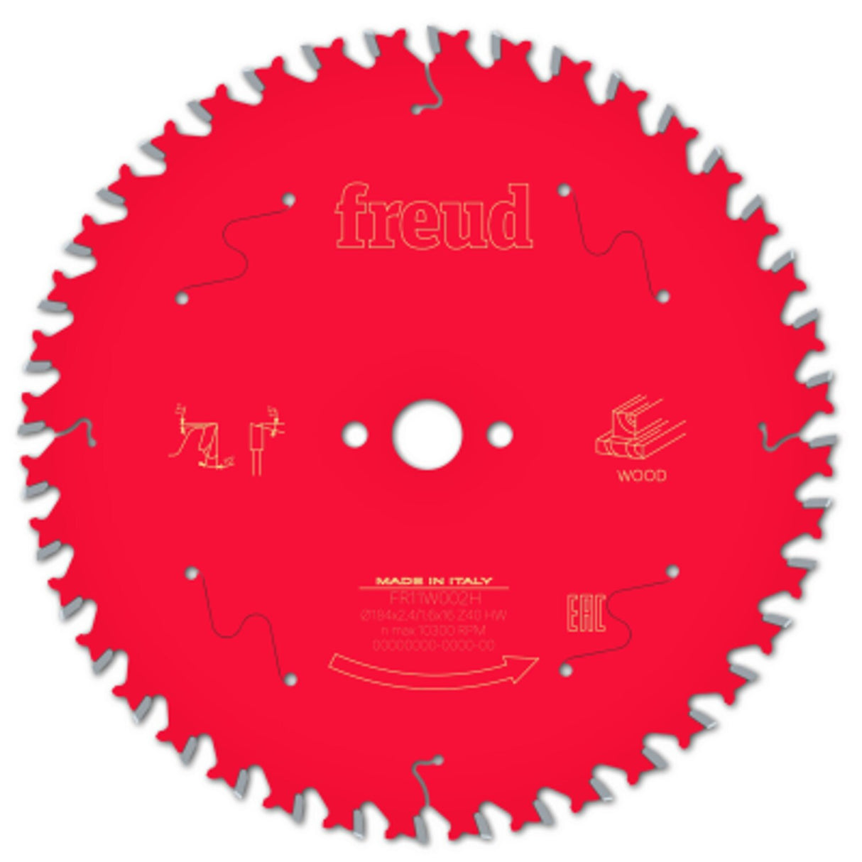 Circular Saw Blade Hh Wood 184 x 16 x 2.4/1.6 X T40 LP40M 012P